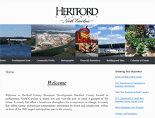 Tablet Screenshot of hertfordcounty.com